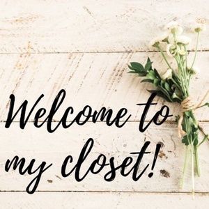 Welcome to my closet!